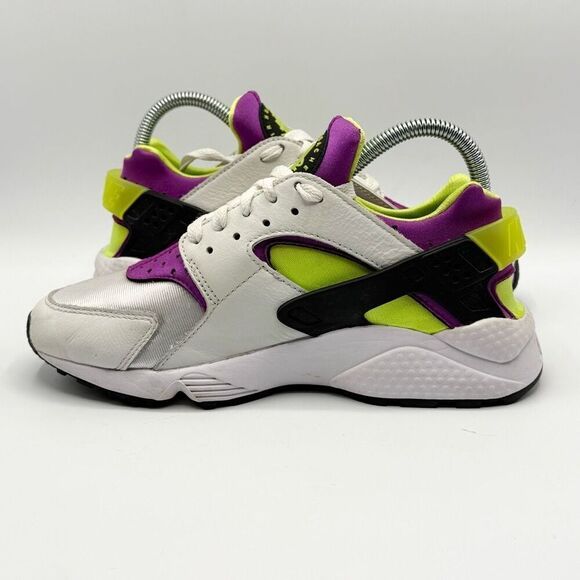 Nike Air Huarache Neon Magenta Lace Up Sneakers - Women’s US 8 / DH4439-101 - Picture 6 of 11